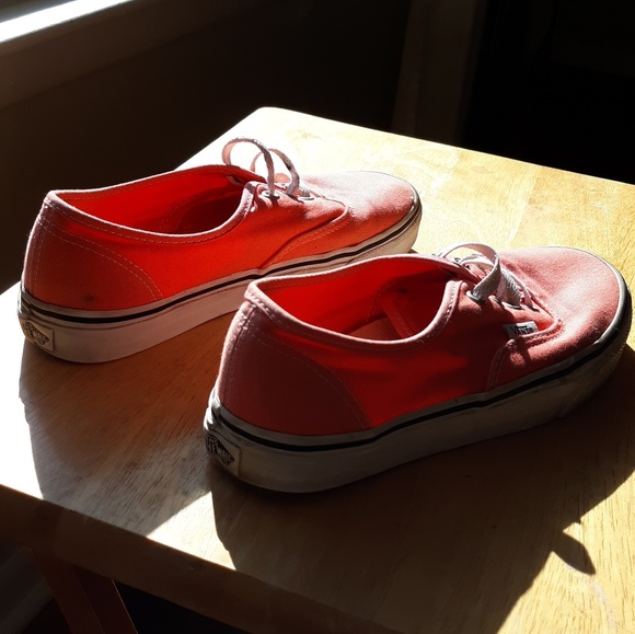 Pink Salmon Vans Size 5 - Picture 2 of 5